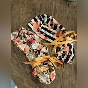 Surgical ponytail hats